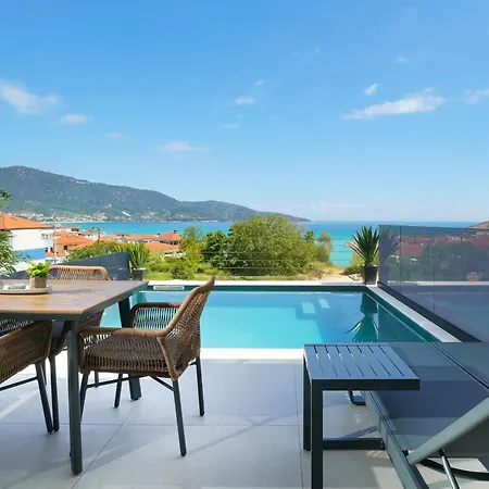 Videre Golden Private Pool Apartamento Potamia (Thasos)