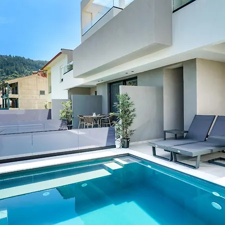 Apartman Videre Golden Private Pool Potamia